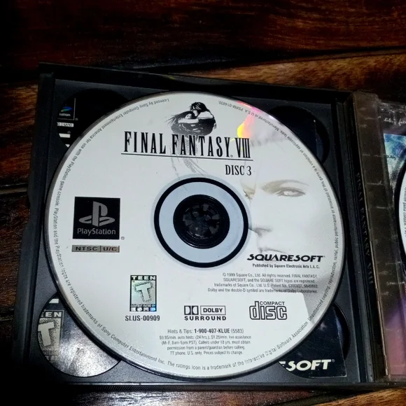 G-16 PS1 BLACK LABEL- FINAL FANTASY VIII GAME